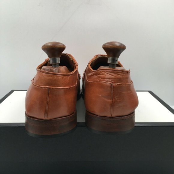 Rubaiyat by Martin Stieglitz Brown Leather Oxford Dress Shoes Men's Size 10 US - Picture 4 of 12